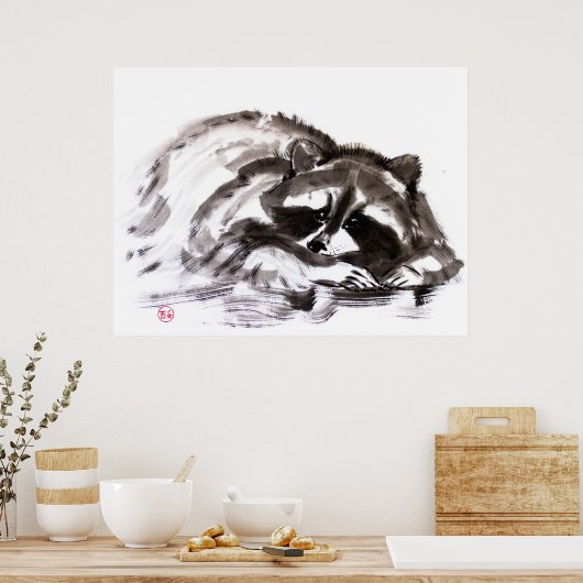 Poster Tanuki (Cuisine)