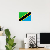 Poster Tanzanie (Bureau à domicile)