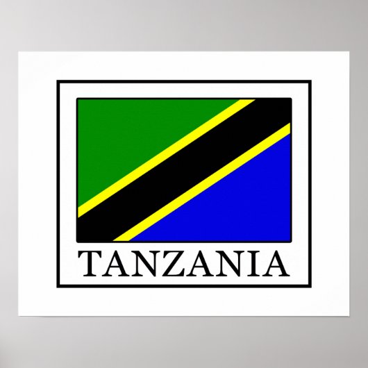 Poster Tanzanie (Devant)