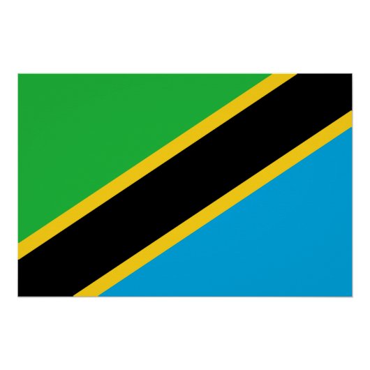 Poster Tanzanie (Devant)
