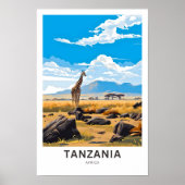 Poster Tanzanie - Afrique - Imprimer (Devant)