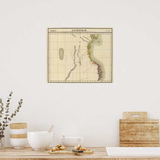 Poster Tanzanie, Mozambique 43 (Cuisine)