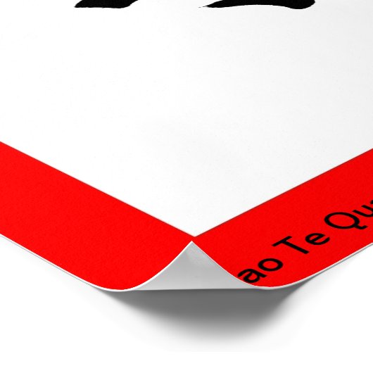 Poster Tao Te Quan Wall (Coin)