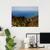 Poster Taormina view 1 (Bureau à domicile)