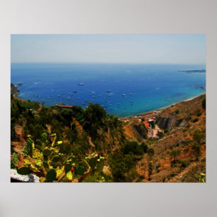 Poster Taormina view 1