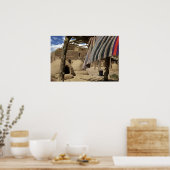 Poster Taos Pueblo historique comme en 1938 (Cuisine)