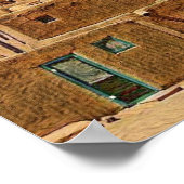 Poster Taos Pueblo, Nouveau-Mexique (Coin)