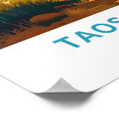 Poster Taos Pueblo Nouveau-Mexique (Coin)