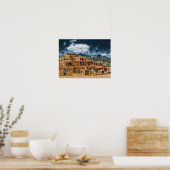 Poster Taos Pueblo, Nouveau-Mexique (Cuisine)