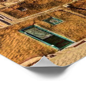 Poster Taos Pueblo, Nouveau-Mexique (Coin)