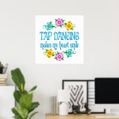 Poster Tap Dancing Sourires (Bureau à domicile)