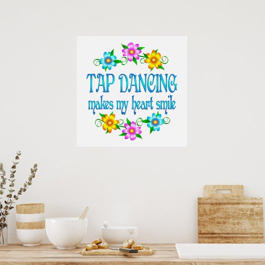Poster Tap Dancing Sourires (Cuisine)