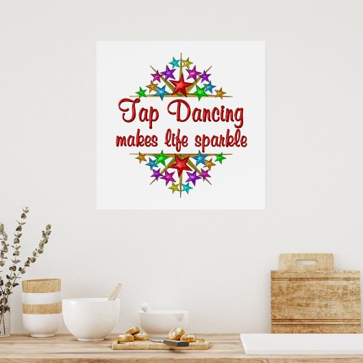 Poster Tap Dancing Sparkings (Cuisine)