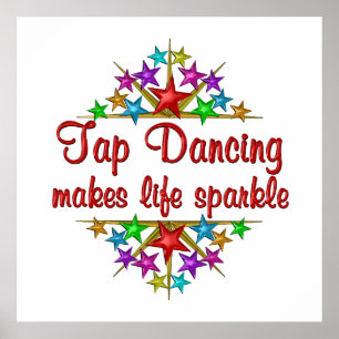 Poster Tap Dancing Sparkings
