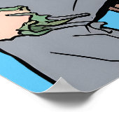 Poster Tapage d'un roman - Textes d'impression (Coin)