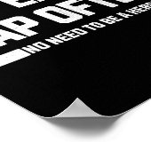 Poster Taper au début (Coin)