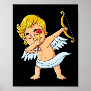 Poster Taper Cupidon la Saint-Valentin Amusement Garçons