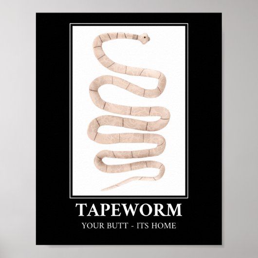 Poster Tapeworm Your Butt sa maison (Devant)