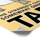 Poster Tapir drôle et mignon mais odieux (Coin)