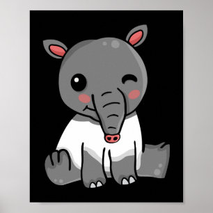 Poster Tapir Lover Enfants Cute Tapirus Femmes Tapir