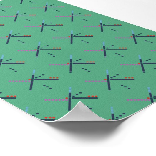 Poster Tapis aéroport PDX (Coin)