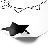 Poster Tapis de coloriage d'été thème plage (Coin)