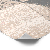 Poster Tapis de tapis et tapis Boho Style ethnique design (Coin)