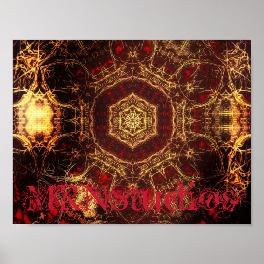 Poster Tapis oriental (Devant)