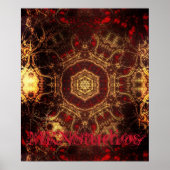 Poster Tapis oriental (Devant)