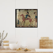 Poster Tapis représentant un guerrier monté (Cuisine)