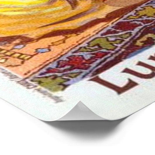 Poster Tapis vintage d'Orient (Coin)