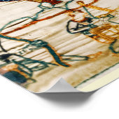 POSTER TAPISSERIE DE BAYEUX, CHEVALIERS NORMAUX, ARCHEURS (Coin)