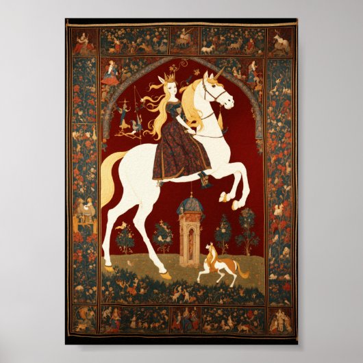 Poster Tapisserie de coucher de soleil - Mur esthétique p (Devant)