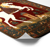 Poster Tapisserie de coucher de soleil - Mur esthétique p (Coin)