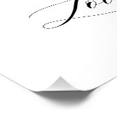Poster Tapisserie de fond de citation de mariage moderne  (Coin)