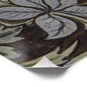 Poster Tapisserie de Jacinthe de William Morris Botanique (Coin)