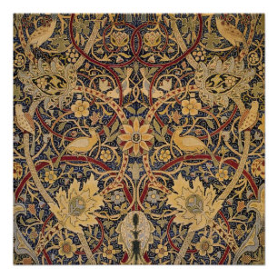 Poster Tapisserie Faux William Morris Bullerswood