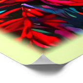 Poster Tapisserie florale de papillon envoûtante (Coin)