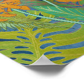 Poster Tapisserie tropicale II (Coin)