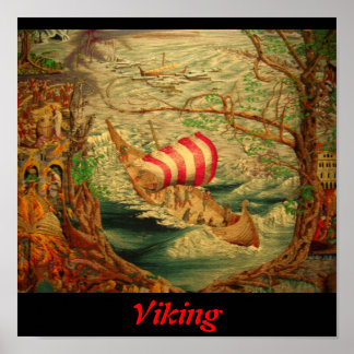 Poster Tapisserie viking