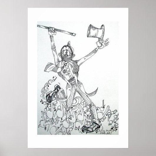 Poster tappeur fou (Devant)