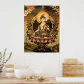 Poster Tara Femme Bouddha Bodhisattva Jetsun Dolma (Cuisine)