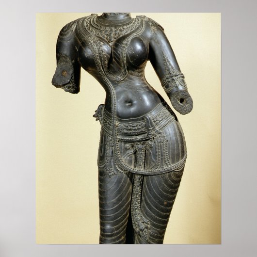 Poster Tara, Nalanda, Bihar, dynastie Pala (pierre) (Devant)