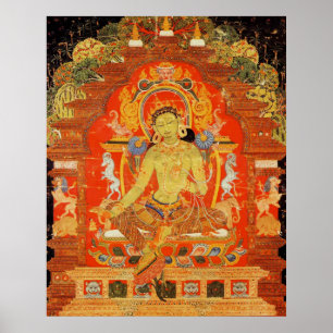 Poster Tara verte déesse tibétaine