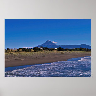 Poster Taranaki et Fitzroy Beach