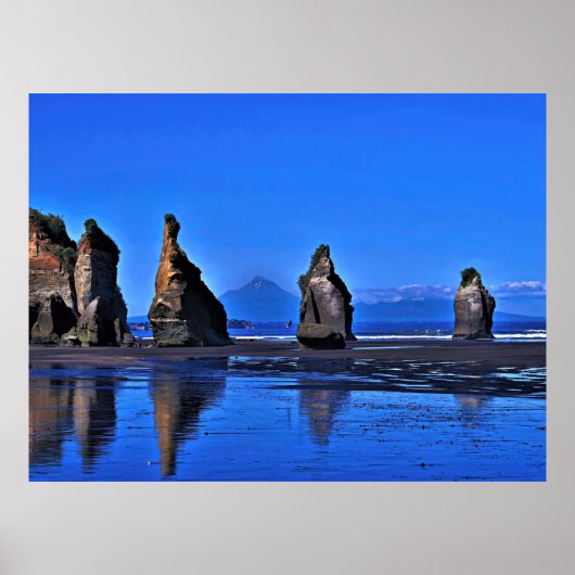 Poster Taranaki et les Trois Soeurs (Devant)