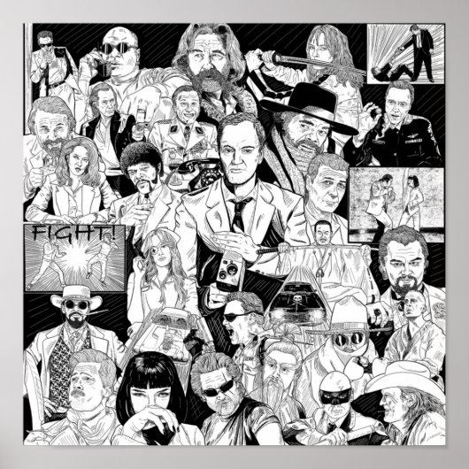 Poster Tarantino (Devant)