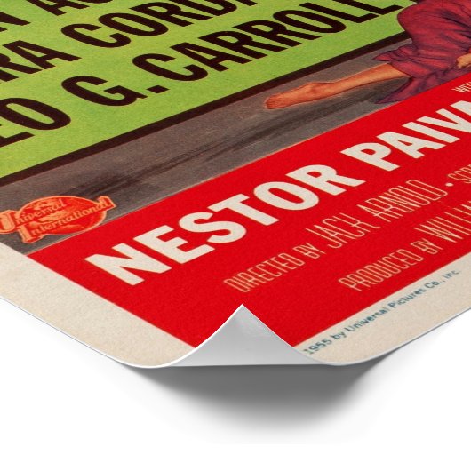 Poster Tarantula ! Monster Spider Earth Retro Movie Poste (Coin)