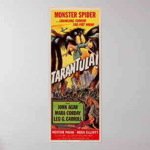 Poster Tarantula ! Monster Spider Earth Retro Movie Poste