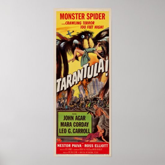 Poster Tarantula ! Monster Spider Earth Retro Movie Poste (Devant)